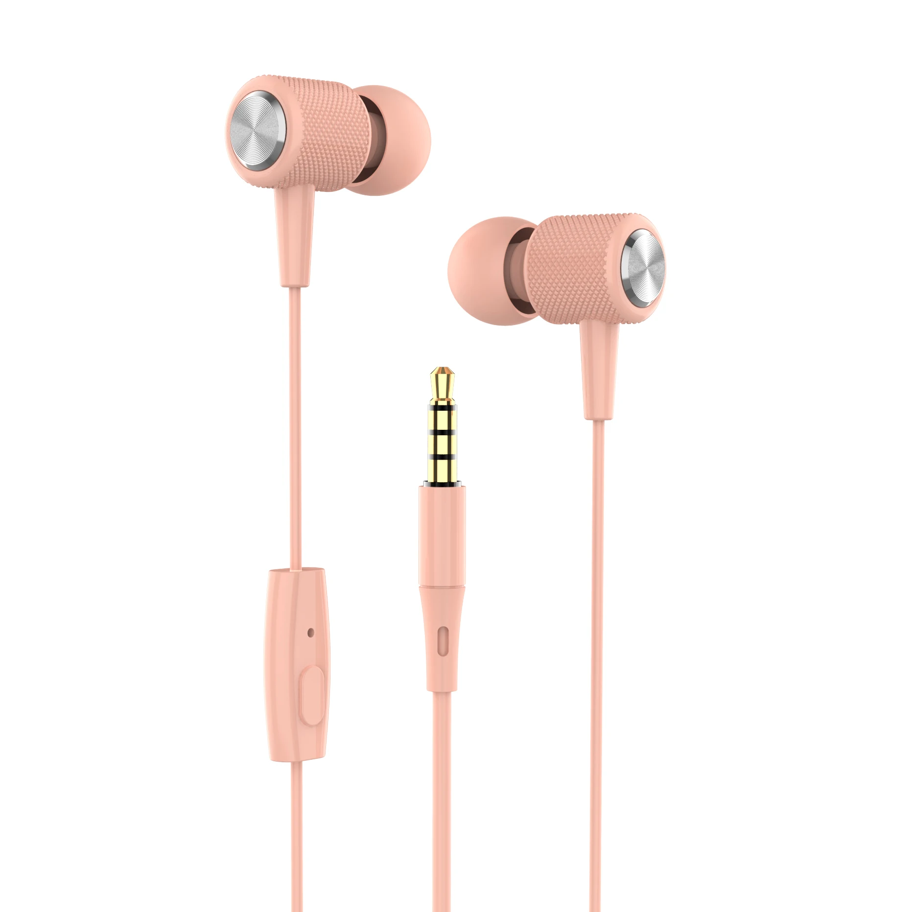 Fashion Wired Earphone Colorful 3.5mm Jack Headphone For 3.5 Interface Mobile Phone  Devices With Mic