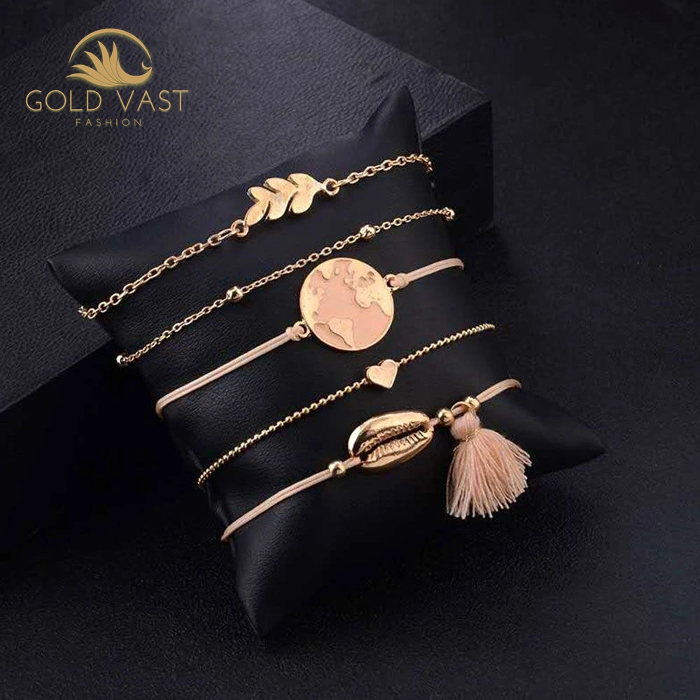 
trendy stainless steel gold plated bracelets & bangles bracelets sets alloy charm bracelet in zinc alloy jewelry bijou bijoux or 