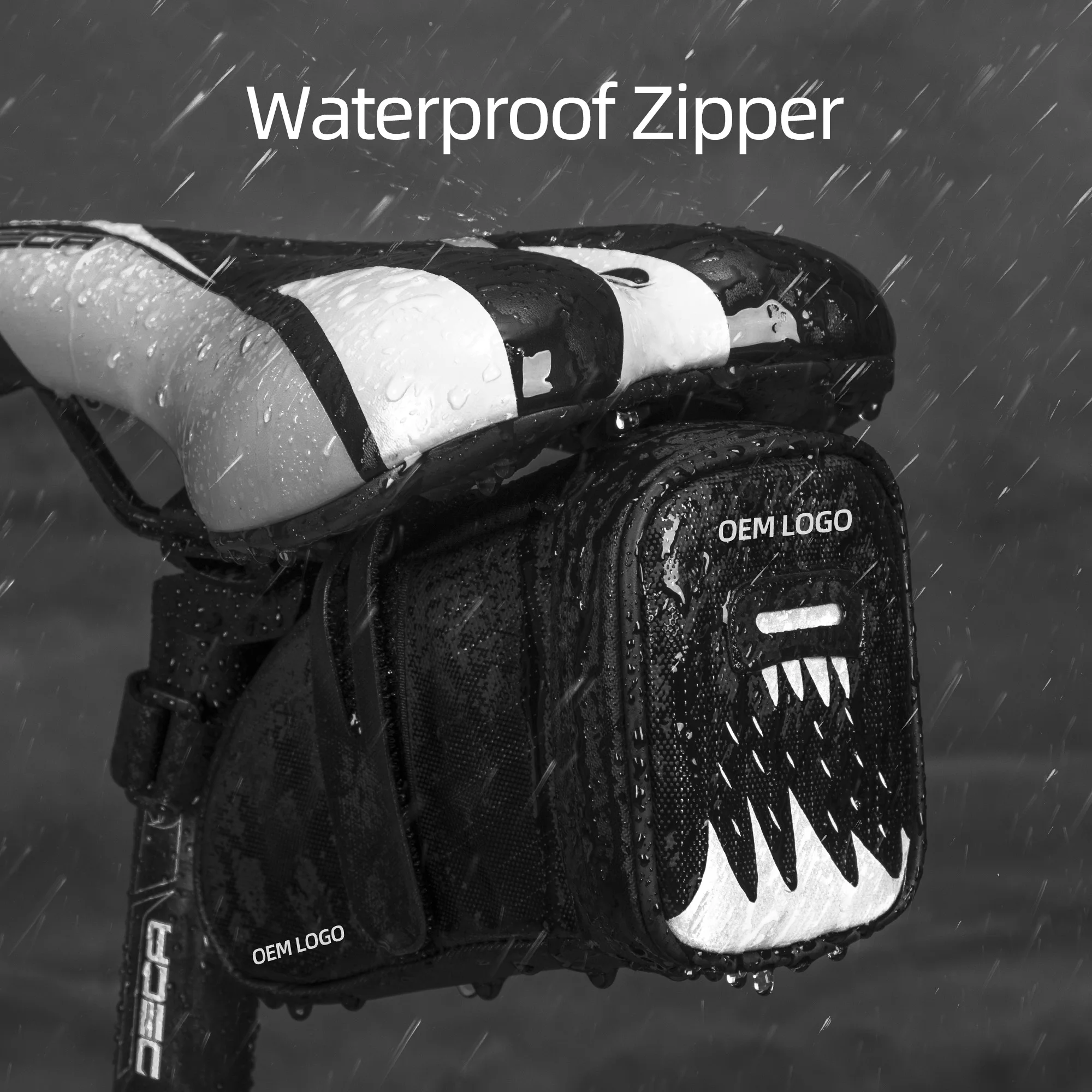 Waterproof Dry Leather Sport Rear Seat Tube Tail Practical Road Mountain Dirt Bicycle Small Pack Motor Adventure Bike Saddle Bag