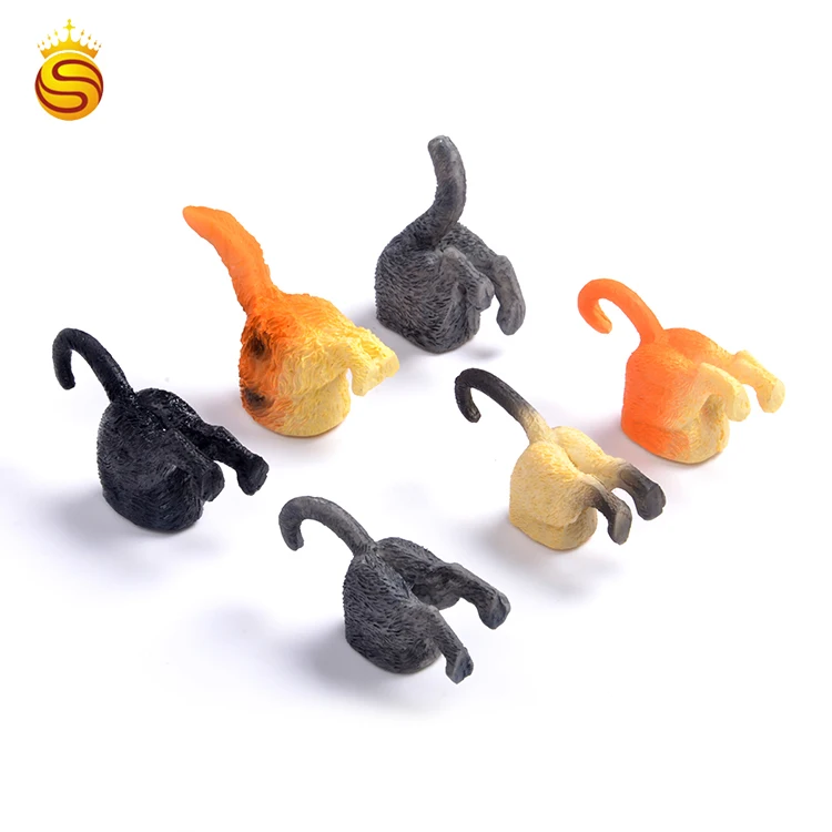 Декоративный Сувенирный магнит для холодильника в виде полукошки и ягодиц из смолы