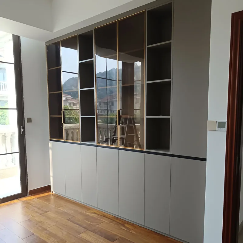 Factory customized design kitchen cabinets modern stainless steel home classic european cabinets and vanities closets