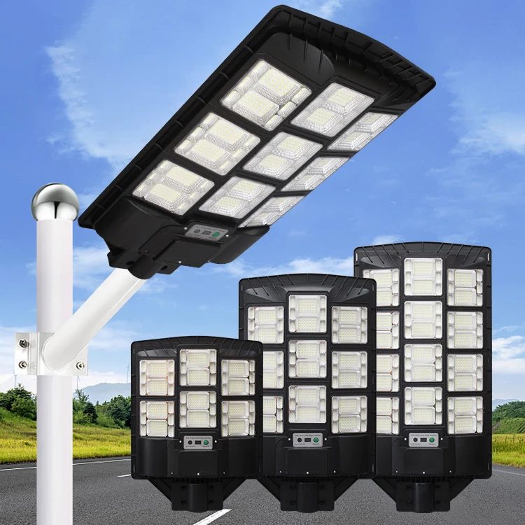 5 Years Warranty High Quality ABS Ip65 Waterproof Solar Lamp 600W 800W 1000W Integrated All in One Solar Led Street Light
