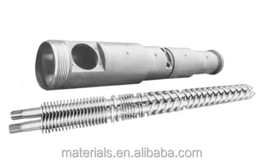 Factory Direct Conical Twin Screw And Barrel 65/132