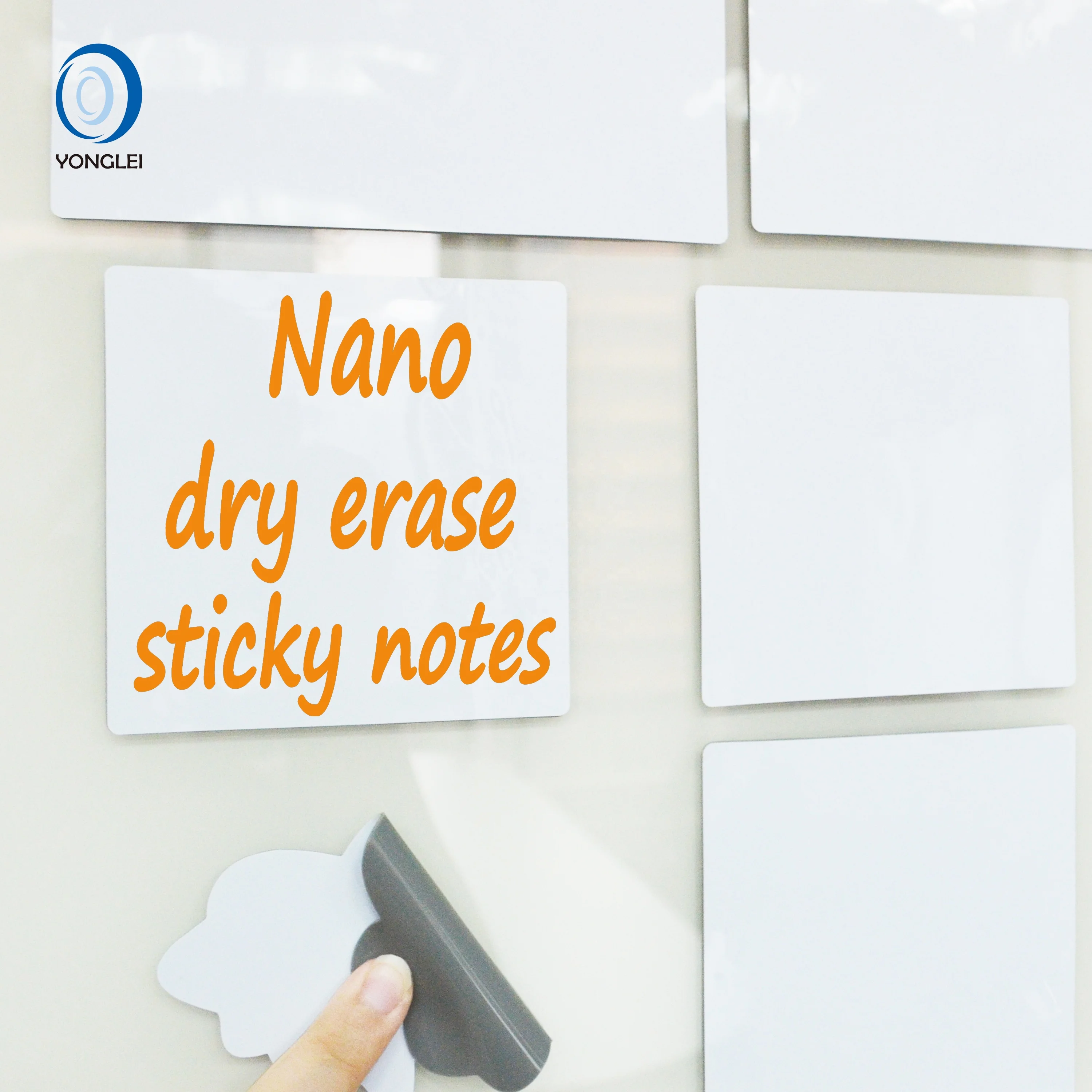 
SN2.4-2 Yonglei nano reusable dry erase board removable whiteboard wall sticker 