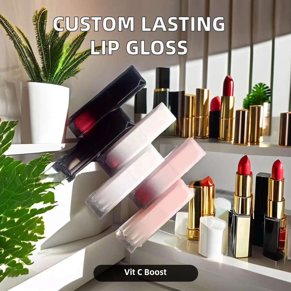 High Quality Mineral Lip Gloss Waterproof Liquid Lipstick with Long-Lasting Mate Finish Custom Logo Sample Size