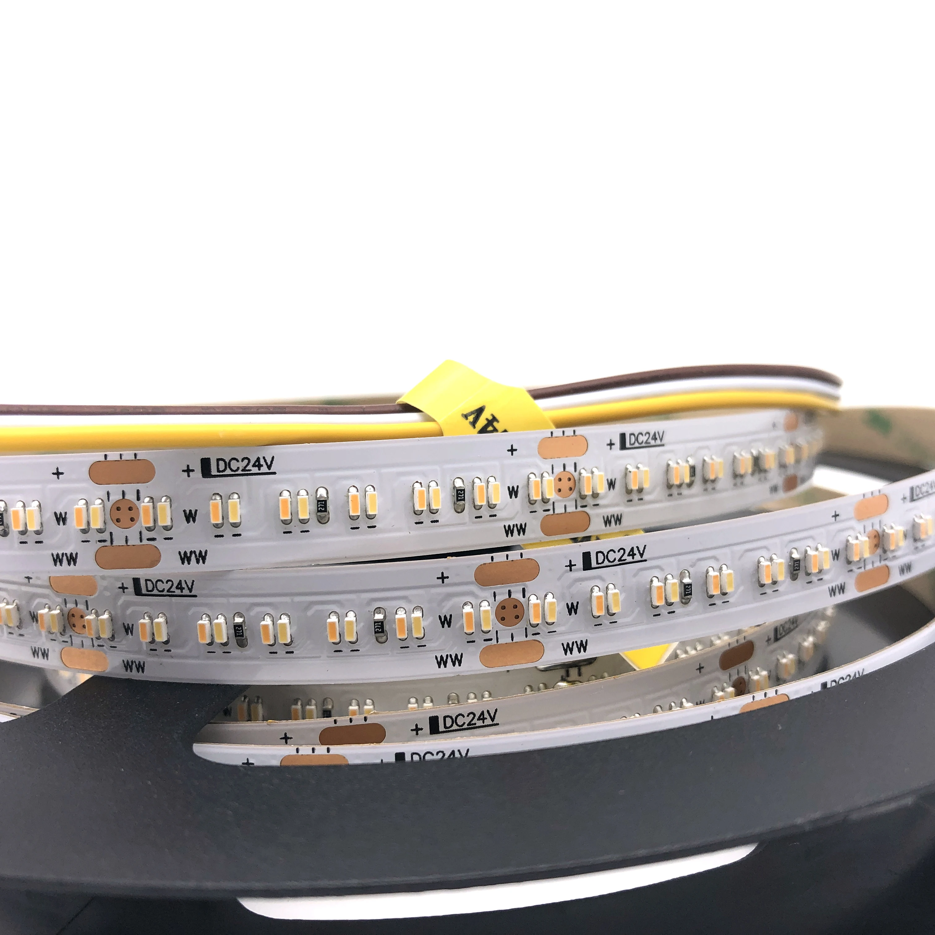 Thinker trendy design SMD1808 CCT warm white & cool white LED Strip light no light dot 364leds/m