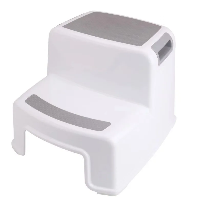 High Quality Portable Baby Sitting Stool Plastic Non-slip Step Stool 2 Step Stool For Kids