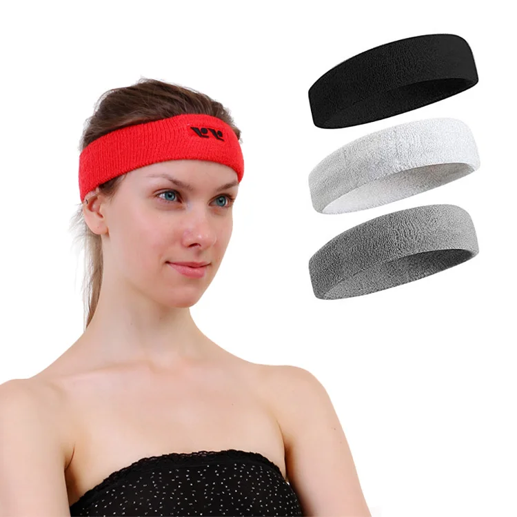 Unisex sports cheap breathable sweat head band for yoga