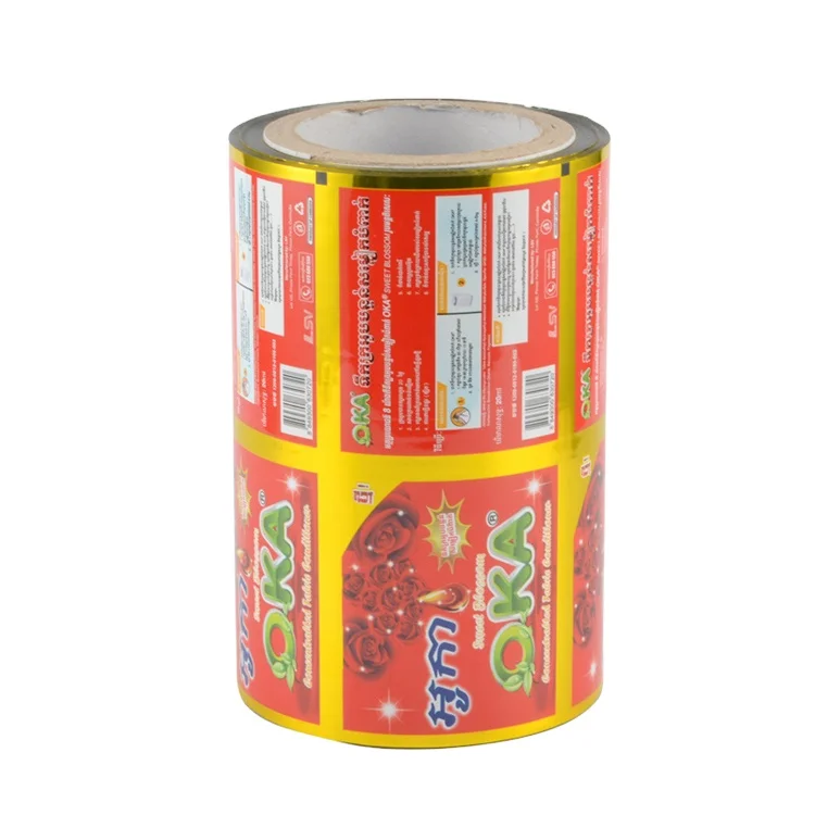 Red Color Hot Sellers Good Quality  English Printed PE Protection Film Roll