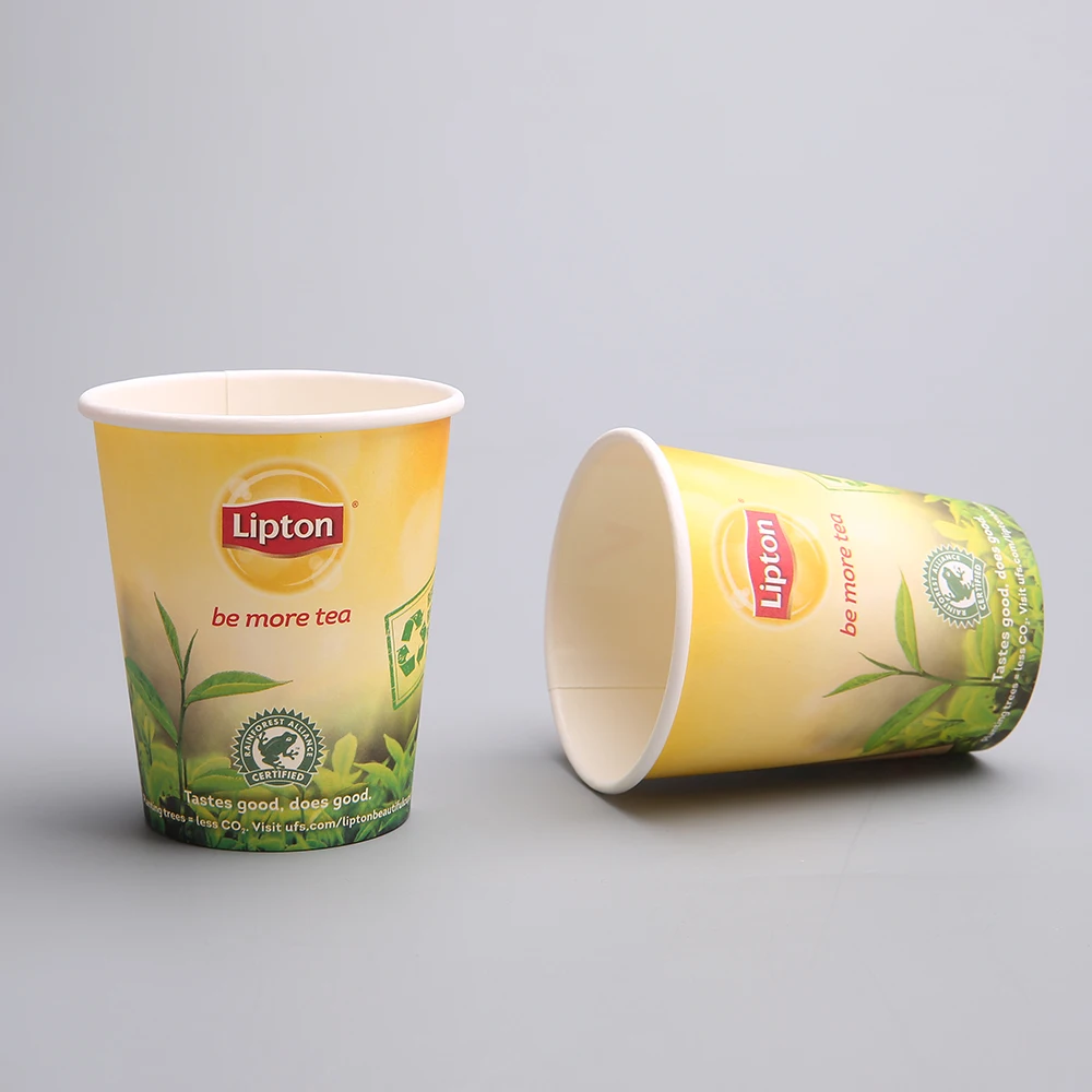 Hot Sales Wholesale 8/12/16/20 Oz Custom Logo Printed Single Wall disposable custom printed coffee paper cup