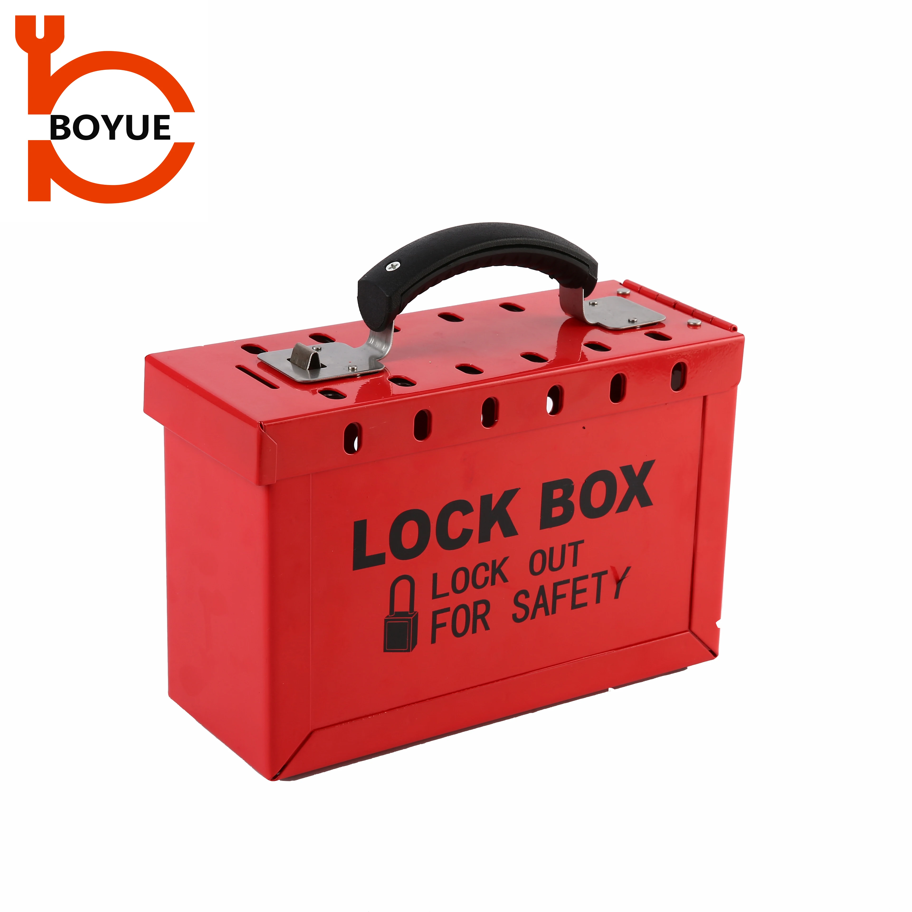 Factory Portable Steel loto safety lock Group Lockout Box