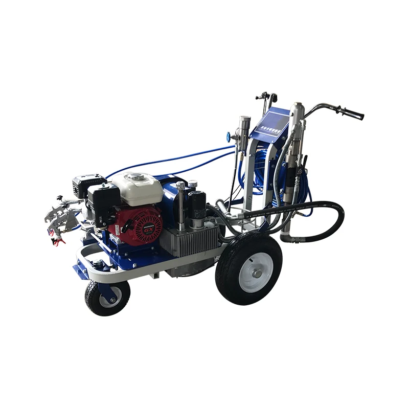Hand Push Airless Cold Paint Road marking machine Sale In Peru