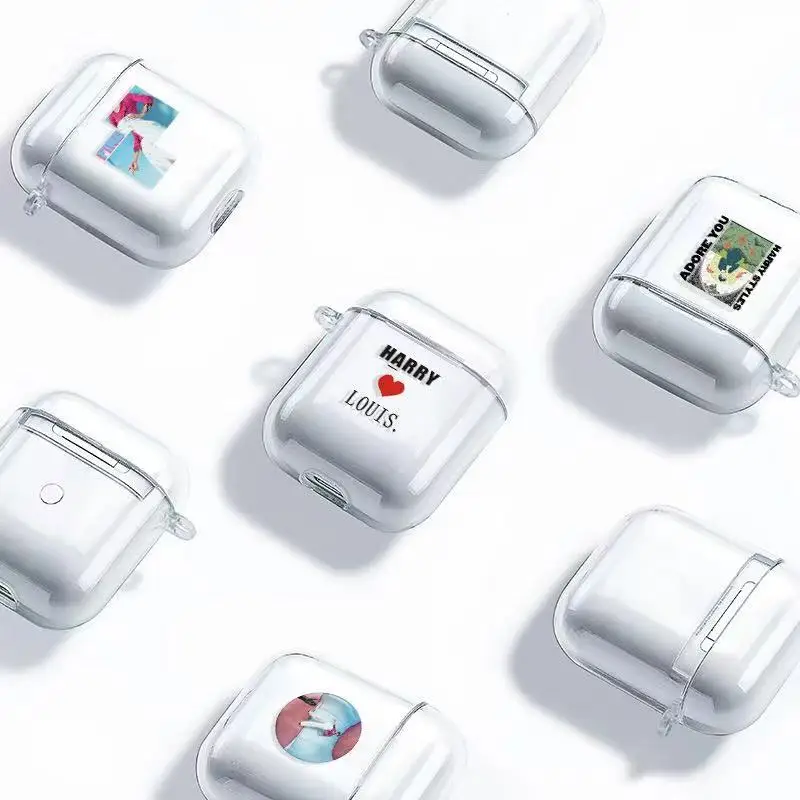 
Transparent Custom Customize New Clear for Airpod Pro PC Case Earphone Cover Accessories for Airpods Case 