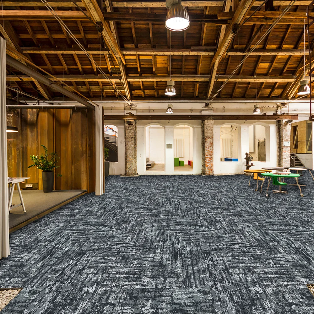 Hot Selling Commercial Office Bedroom Polypropylene Material Luxury Carpet Tile