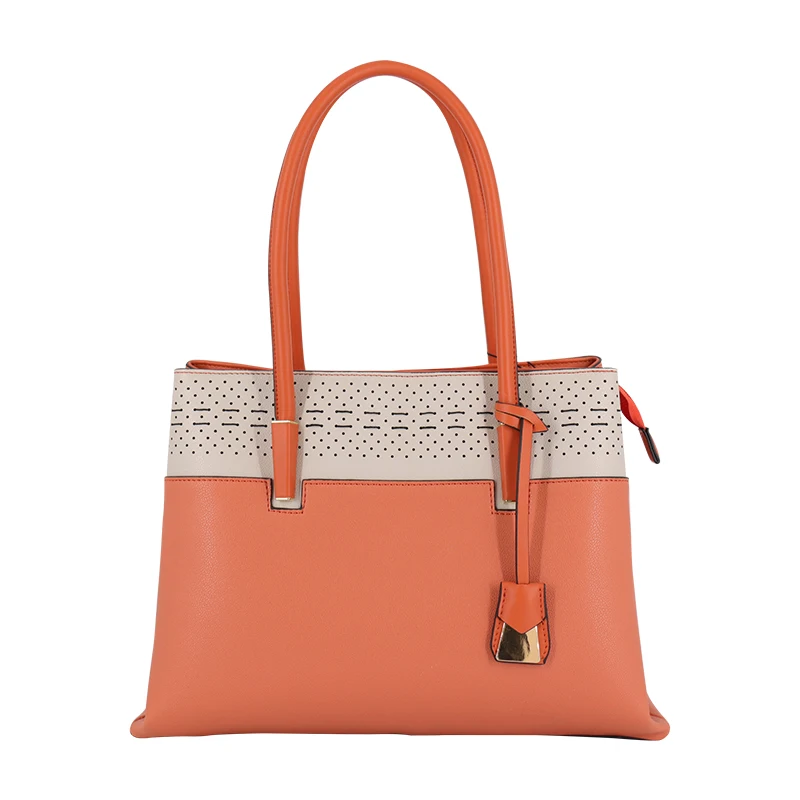 Factory Newly Fashion Elegant Pu Leather Good Designer Women Tote Bag High Quality Lady Handbag