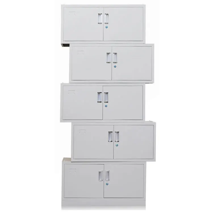 Knock down office furniture steel storage file cabinet single section folded work used steel filing cabinet