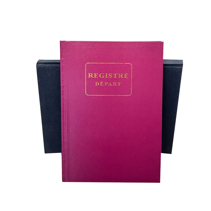 Depart Arrivee Notebook Recording notebook Hard Cover Register Transmission