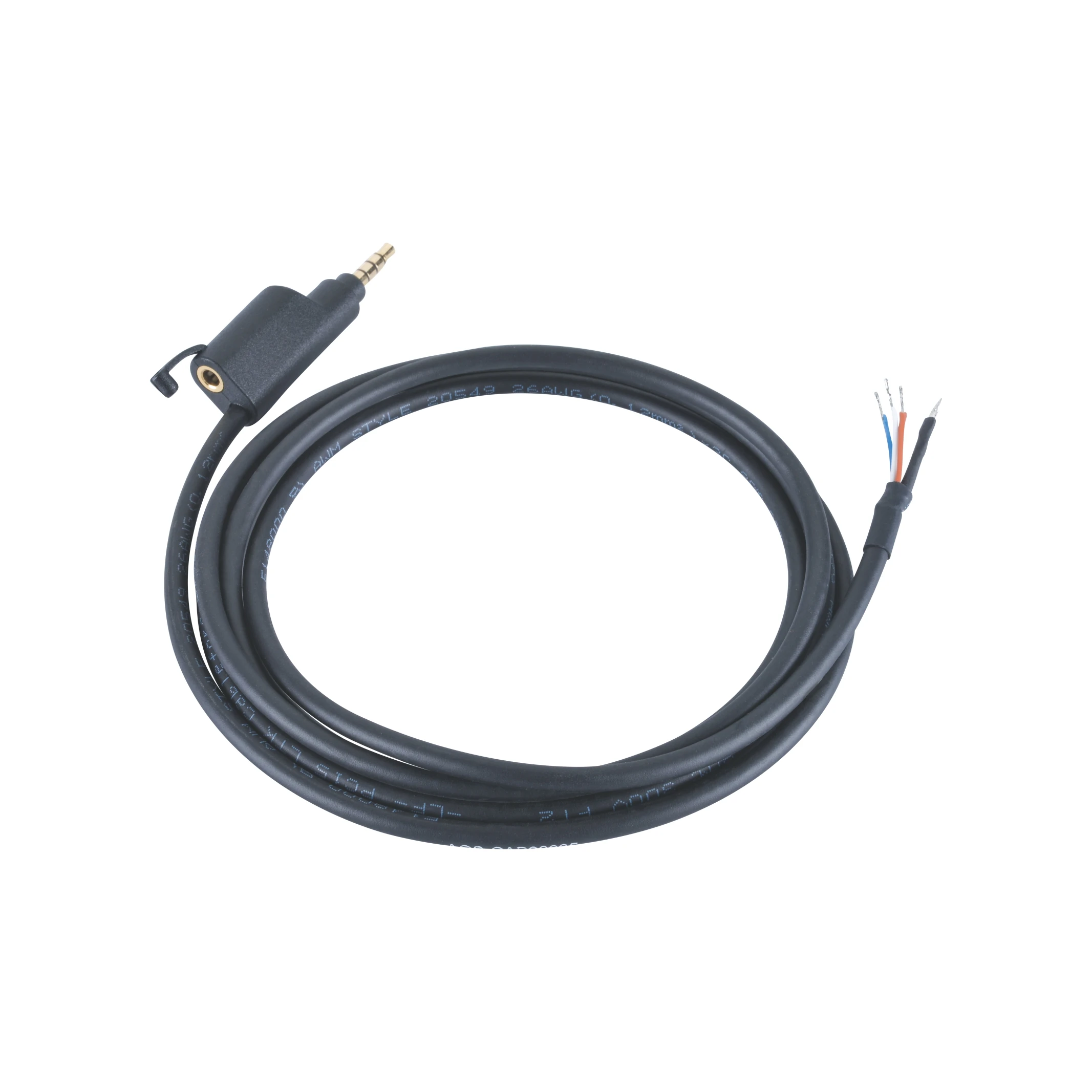 M12 A Code Male Waterproof Plastic Over-molding Connector 3 Pin Molded with 2M PVC Cable