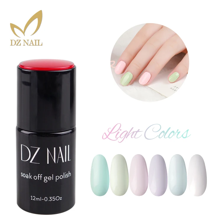 Ecofriendly healthy DZ Nail spring summer colored gels 12ml 15ml uv led nail gel varnish