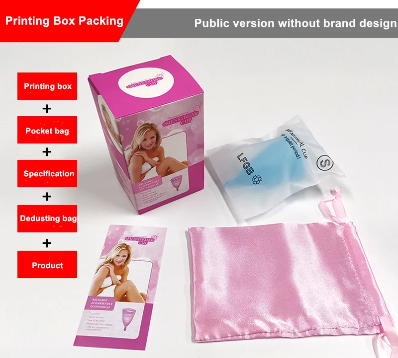 Ce Copa Coupe Menstruatiecup  Menstruelle Menstrual Eco-friendly 100% Medical Grade Silicone Menstrual Cup