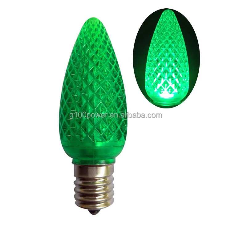 Top Quality IP68 Outdoor Rated LED C9 Christmas Light Replacement Bulbs 11 Colors