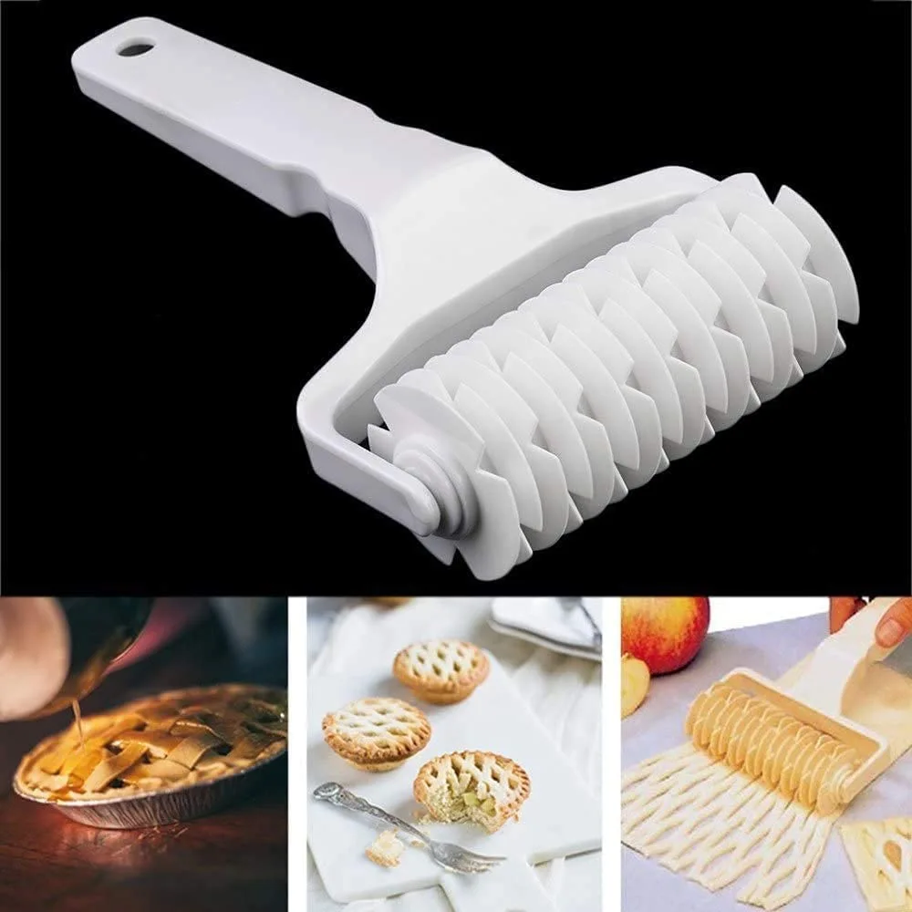 Plastic mesh cutter Roller cutter Biscuit pizza pie crust Cake mold Baking tools