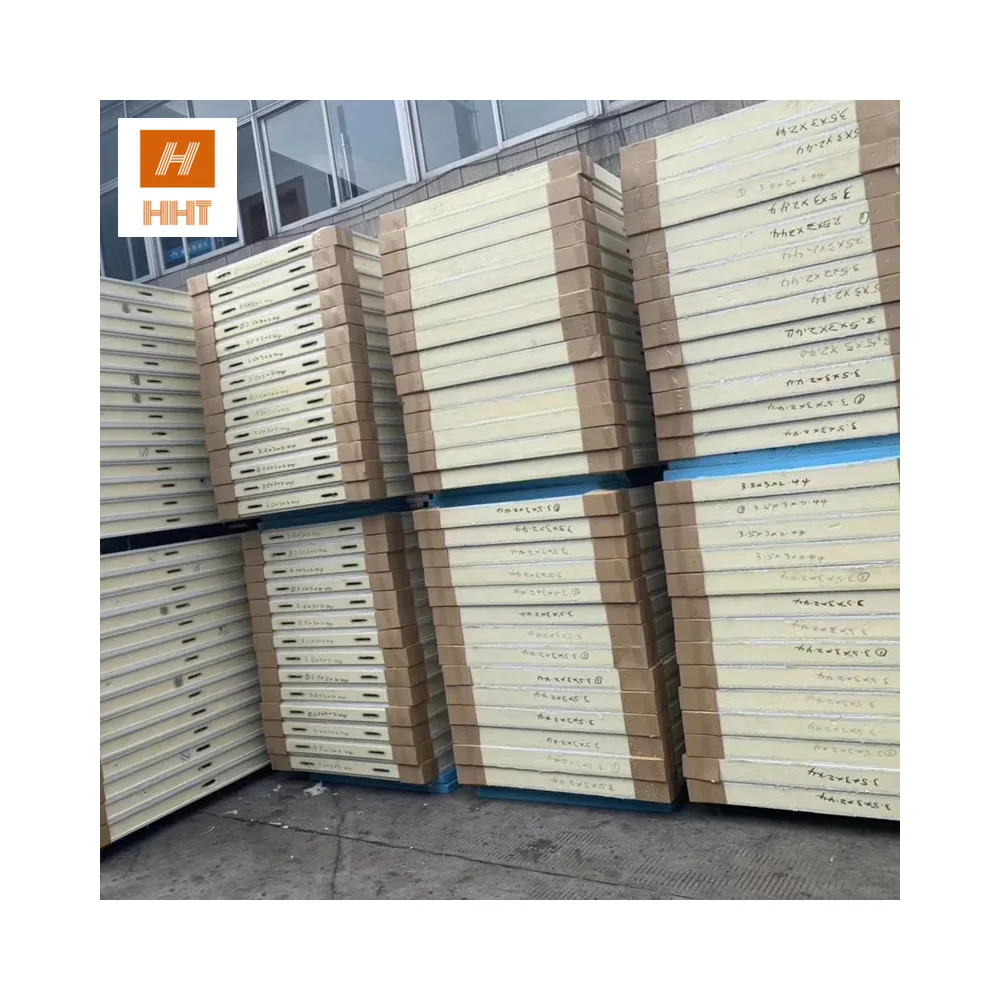 Walk In Freezer Cold Room Construction Material Pu Sandwich Panel Pir Panel For Freezer Cold Room With Cam Lock Cold Store Freez