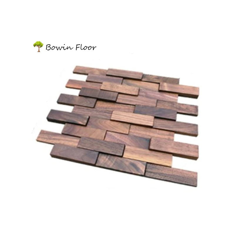 3D Interior Decoration Wallpaper Natural Wooden Wall Panel