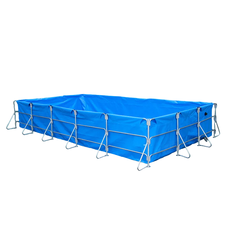 Portable Fish Pond Big Size Pond Tanks Plastic Fish Tank Low Investment Pvc Fish Farming