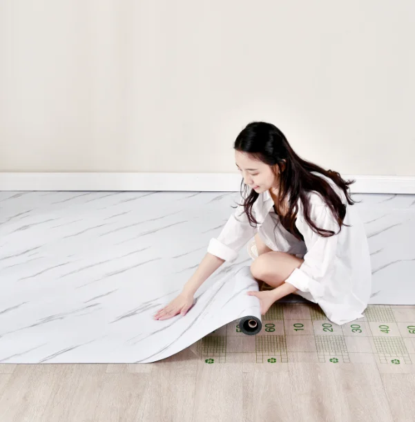 60cm*3m SXP Sticky Back Plastic Self-Adhesive Flooring Rolls and Wall Stickers PVC Wall Panel Rolls Wall Sticker