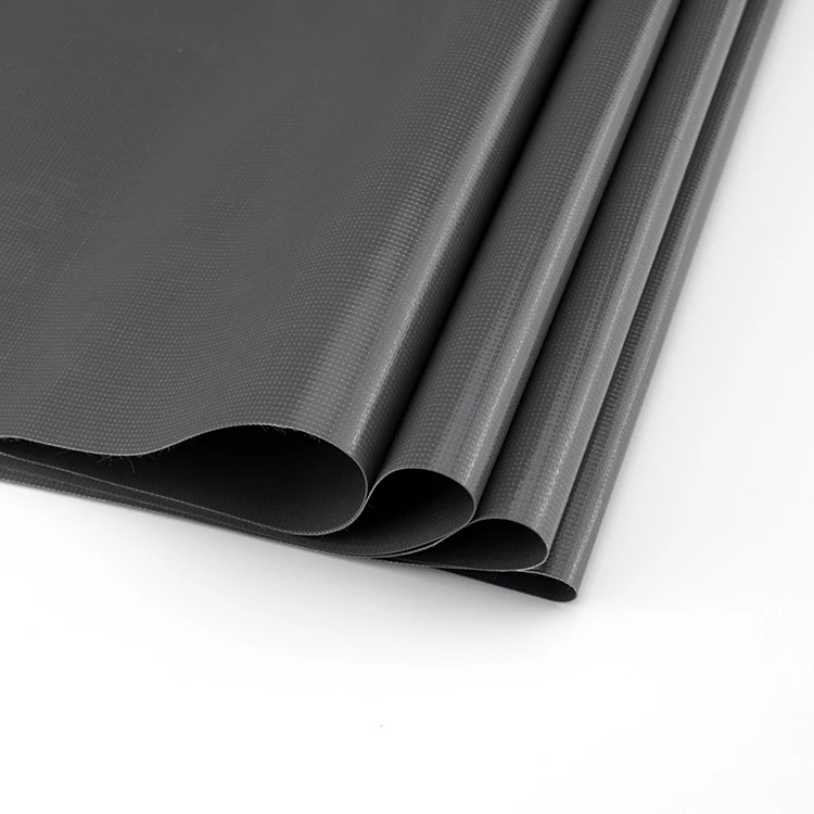 Waterproof 650 gsm tarpaulin roll fabric pvc 0.9 mm roof fabric anti uv  building stretch film