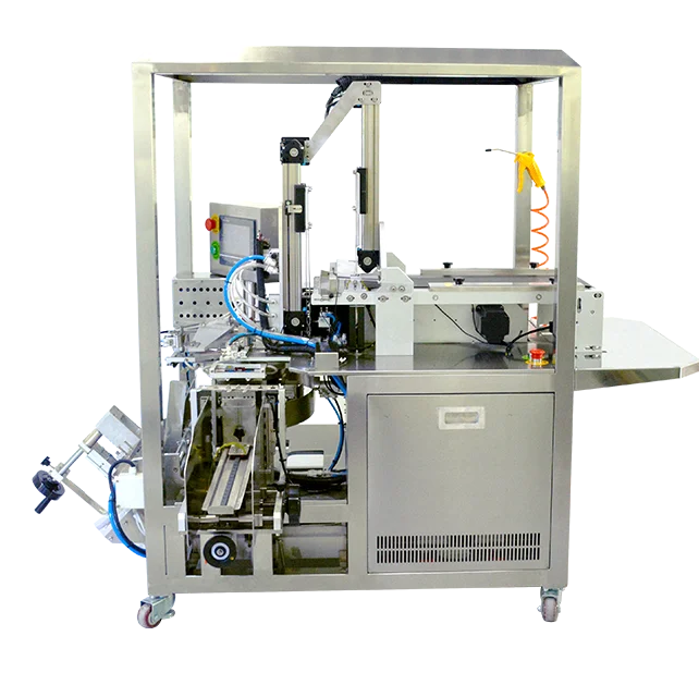 Automatic clothing folding machine automatically folds antistatic cloth.mask folding machine