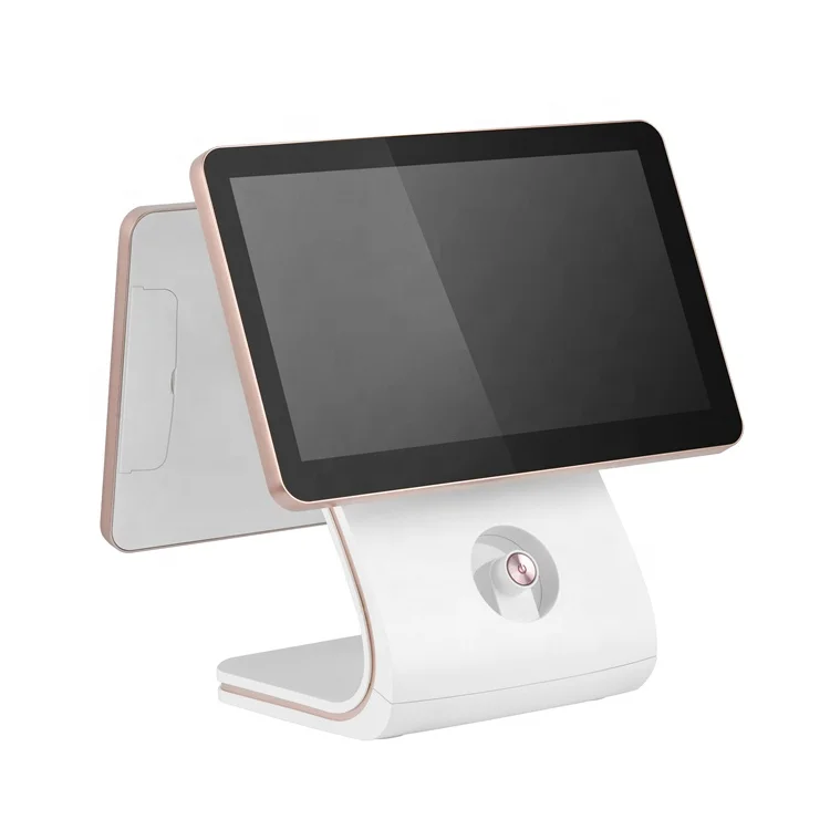 point of sale with a scale and double screen price for a POS unit ANDROID system cashier Machine