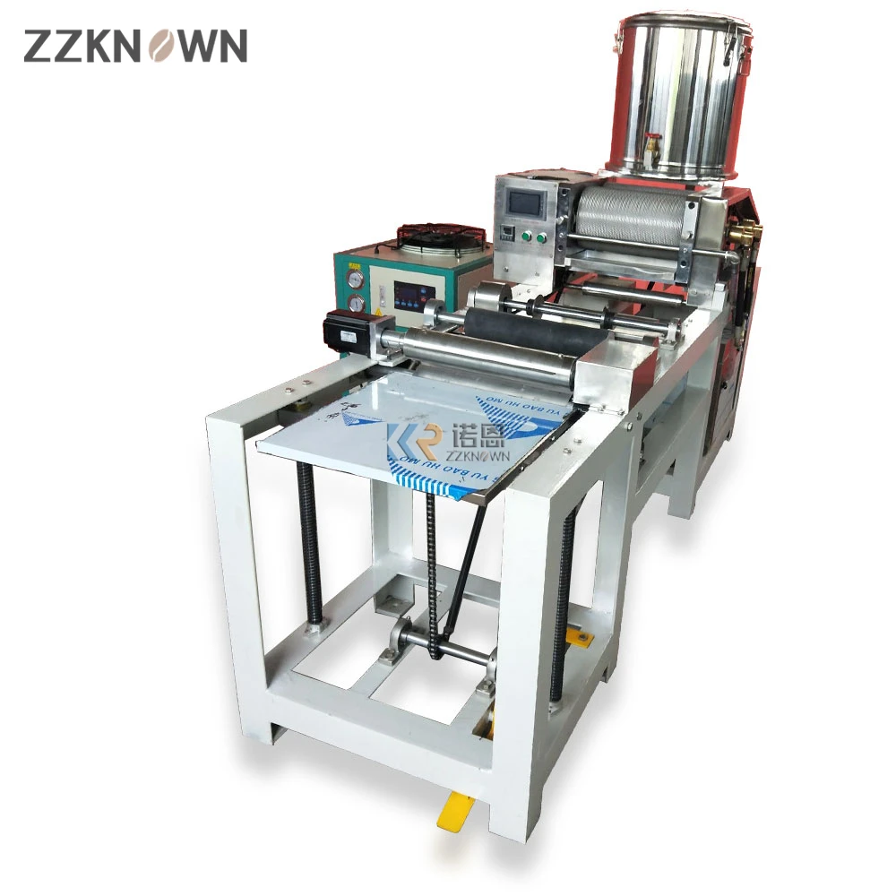 Full Automatic Electric 2 Embossing Bee Wax Comb Beekeeping Equipment Aluminum Alloy Roller Embosser Beeswax Foundation Machine