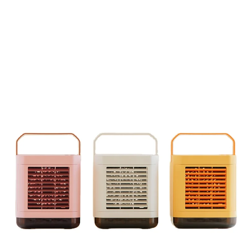 USB Desk top Air Cooler Humidifier Mini Portable Air cooling Fan 3 Wind Speed Desktop Air Conditioner Fan