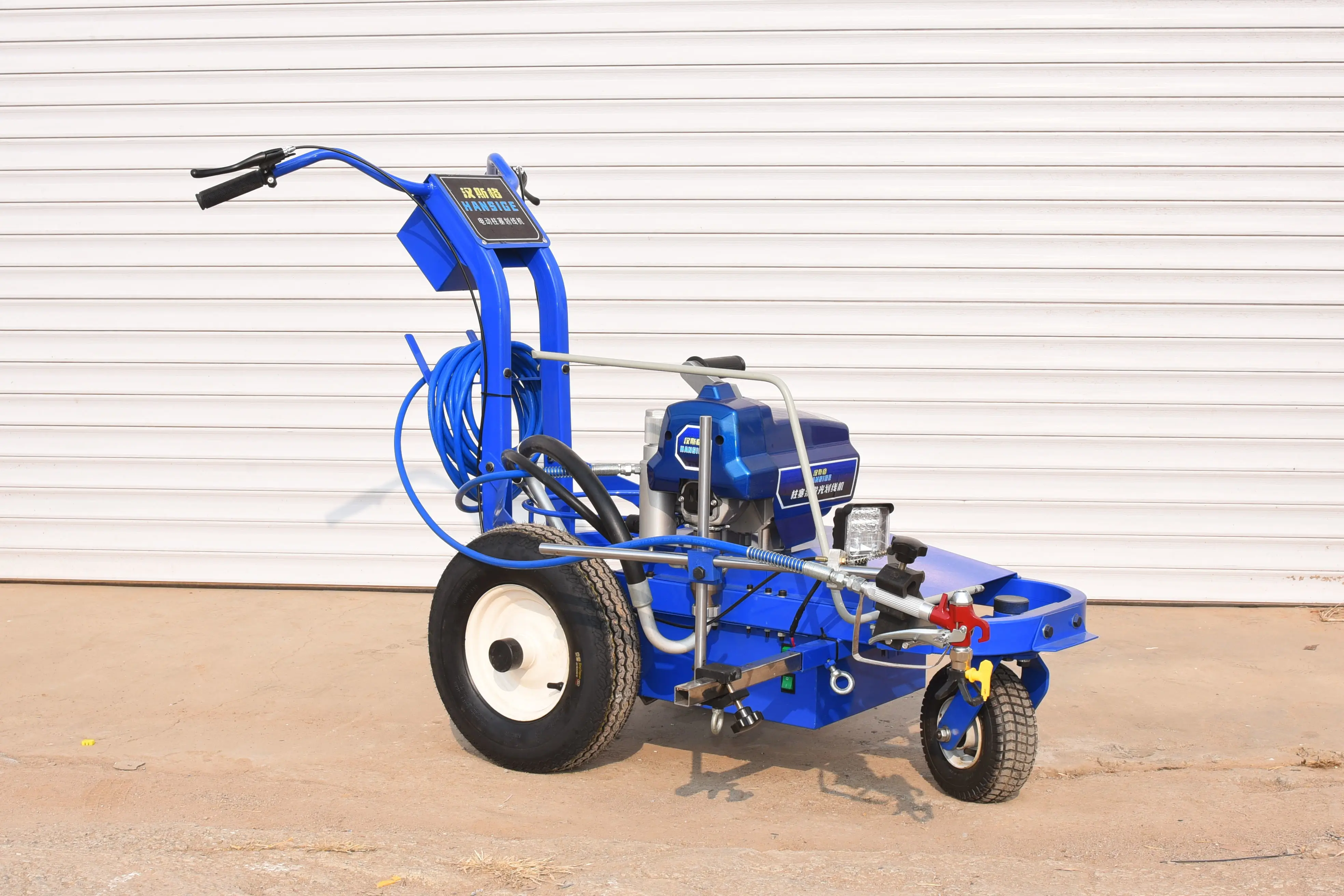 Hot selling spray gun traffic painting lane marking machine cold plastic road marking machine