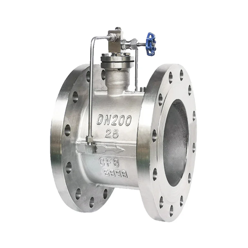 Micro Resistance Slow Closing Check Valve Stainless Steel butterfly Check Valve