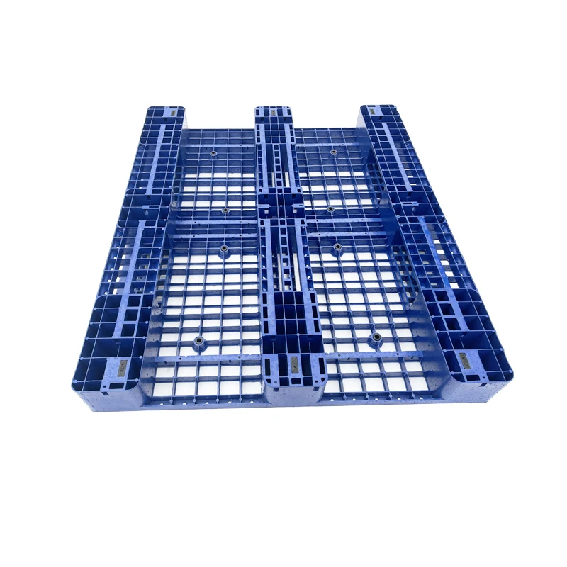 Heavy Duty HDPE Industrial Euro Pallets for Warehouse Racking 4-Way Entry Plastic Pallets