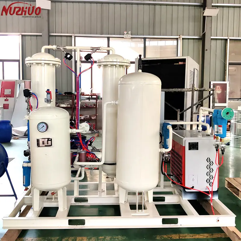 NUZHUO 2024 Factory Wholesale Container Type Oxygen Generator Plant PSA O2 Generator With Cylinder Fill