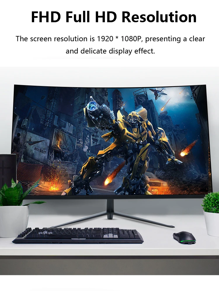 Pc 24 27 32 34 Inch Lcd Monitor 144hz 165hz 2k 4k Computer Display Rgb Light Bar Gaming Screen Monitors