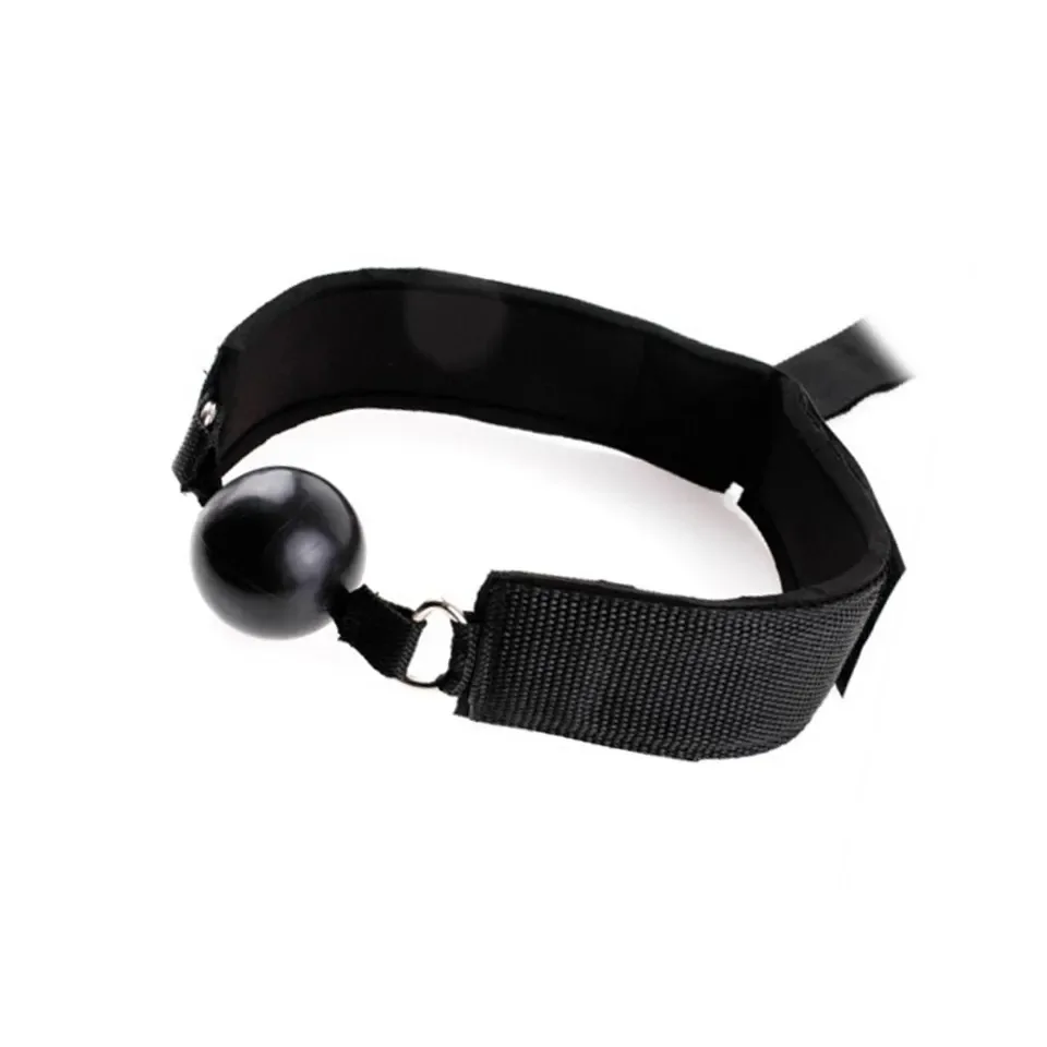 Bdsm Ball Mouth Gag Leather Handcuffs Sm Kit Sm Products