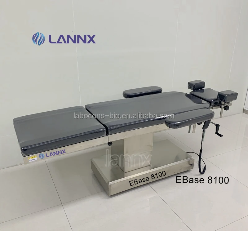 LANNX EBase 8100 Hot sell Electric hydraulic operating table medical equipment cosmetic surgery examination bed operation bed