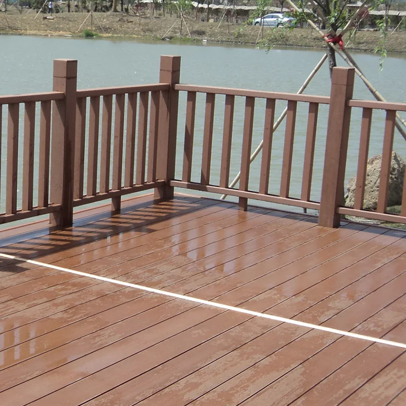 Hot sale modern design balcony WPC handrails  wood plastic composite railing
