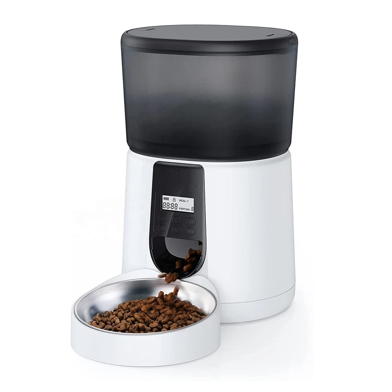 
 Ключевая функция Электронная настройка времени 3.5L Автоматическая сухих продуктов питания кошка собака чаша автоматическая кормушка для домашних животных  