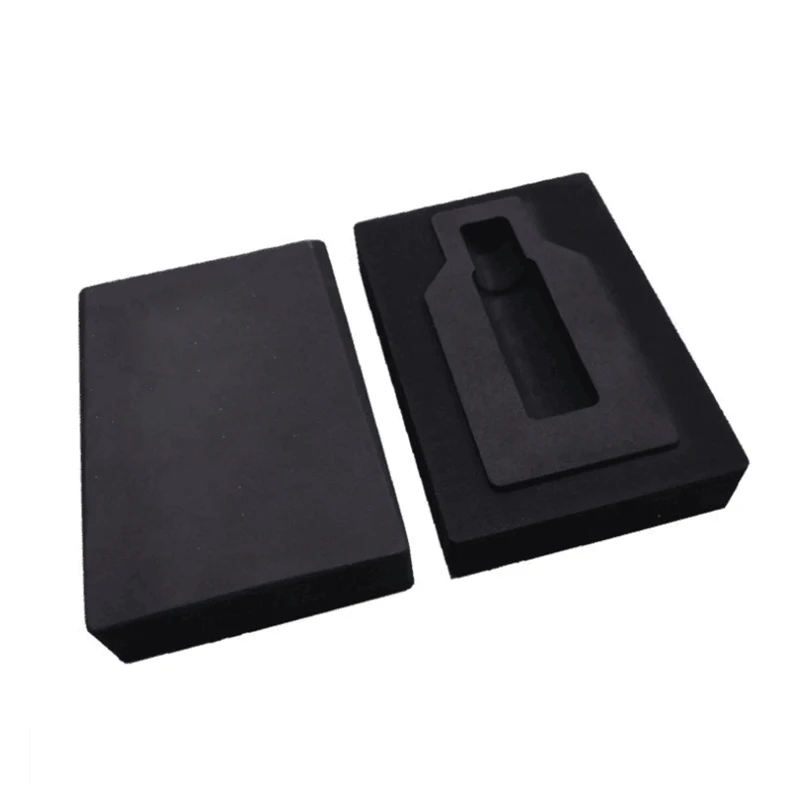 Hot sales cardboard gift packaging bottle foam lining magnetic box with cut EVA foam package insert