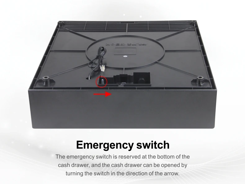 410 Metal Electronic Pos Cash Register Drawer Box Lock Safe Rj11