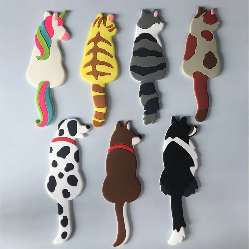 Manufacture direct bulk cartoon pet creative design fridge magnet