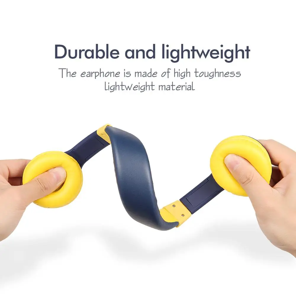 
85d Volume Limiting Child-Friendly earphone KM-666 Wired Over Ears Children Headphones 