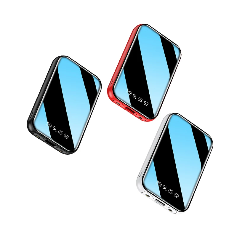 2023 best selling Power Banks Mobile Charger Wallet Portable Mirror Mi Mini Power Bank 10000mah Powerbank 10000 Mah For Xiaomi