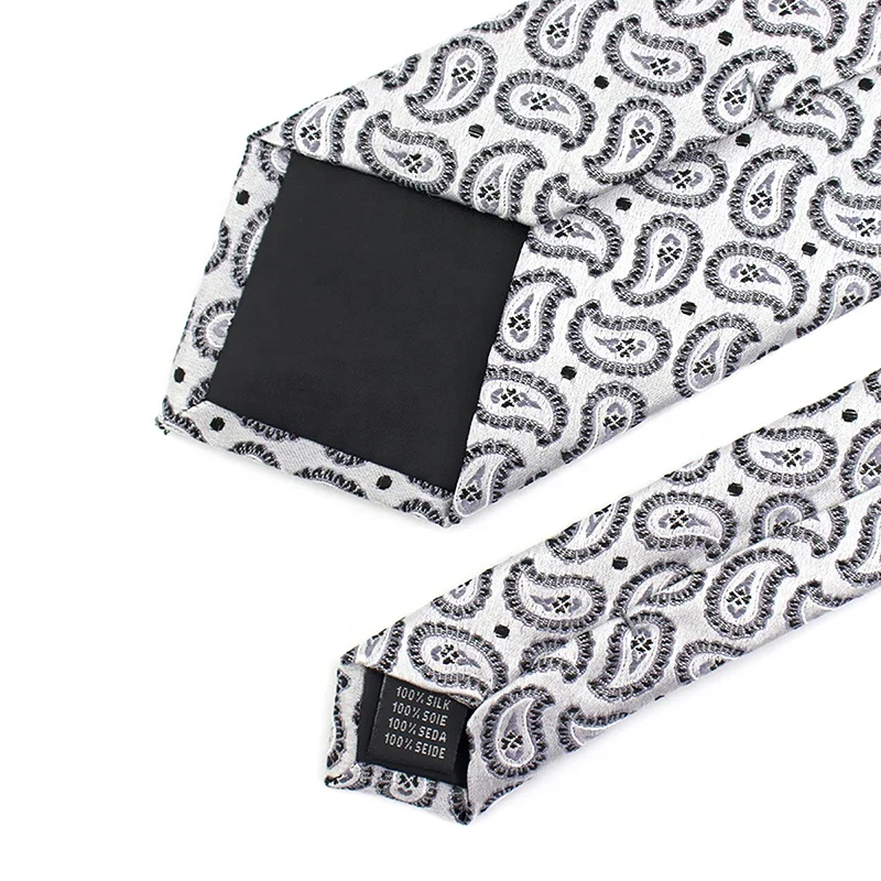 Жаккардовый мужской галстук с узором 8 5